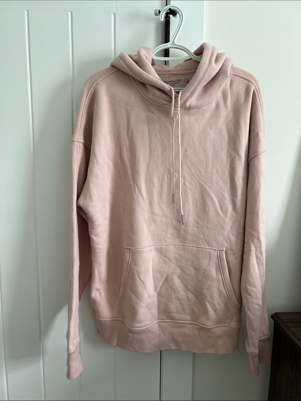 Abercrombie & Fitch men’s Light Dusty Pink Hoodie